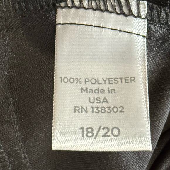 Avenue Black Sleeveless Gold Sparkle Layered Blouse – Size 18/20 2X - Picture 5 of 5